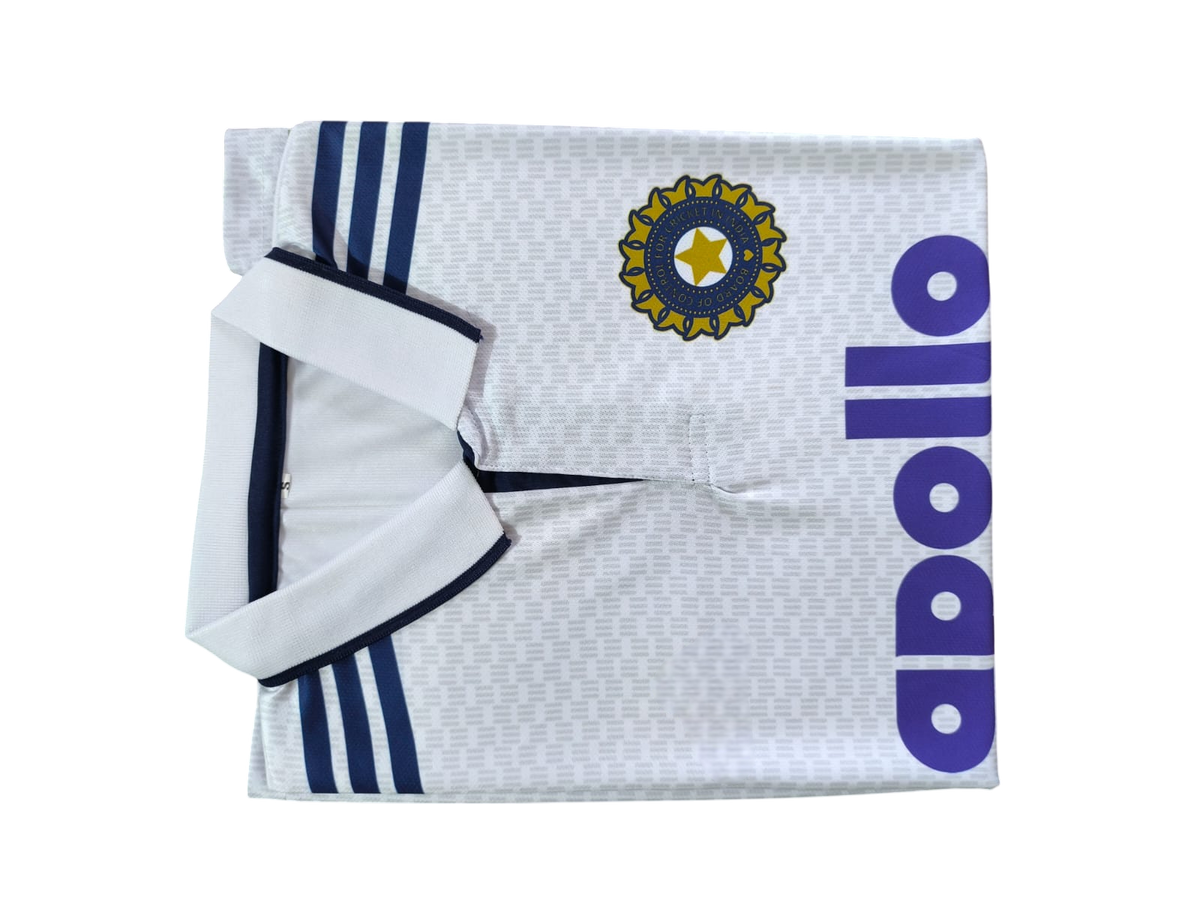 India Test Cricket Half Sleeve Jersey – Premium Supporters Edition