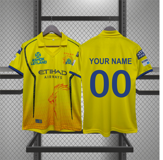 CSK 2026 Edition: Premium Customized Fan Jersey