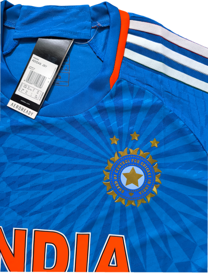 Customised India blue colour Jersey 2023 plyer edition