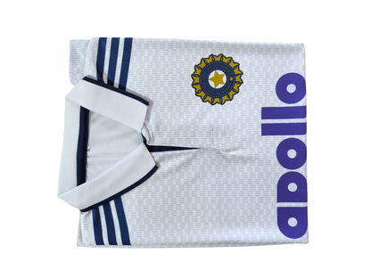 India Test Cricket Half Sleeve Jersey – Premium Supporters Edition