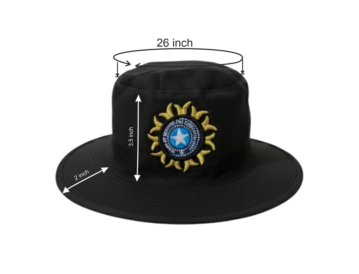 Classic Black Umpire Hat with Embroidered Emblem