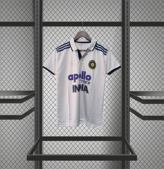 India Test Cricket Half Sleeve Jersey – Premium Supporters Edition